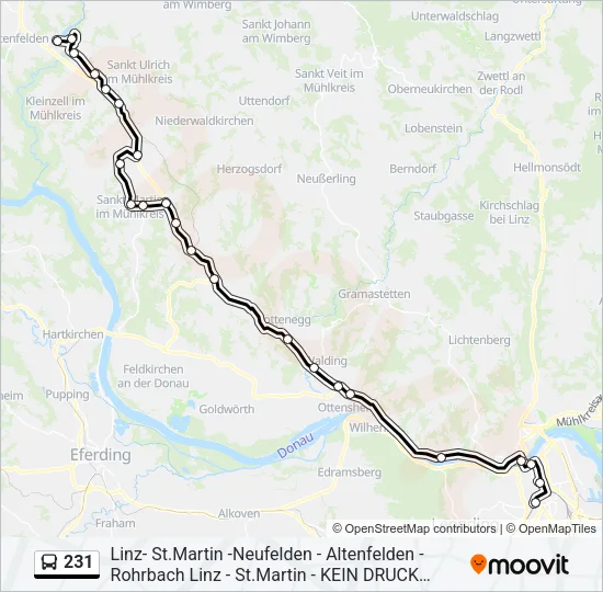 231 Bus Line Map