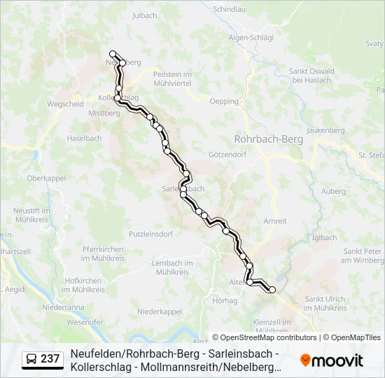 237 Bus Line Map