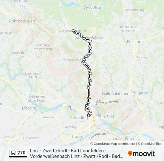 270 Bus Line Map