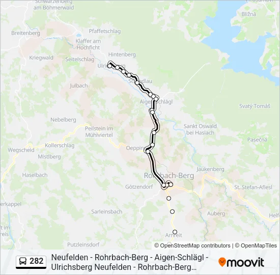 282 Bus Line Map