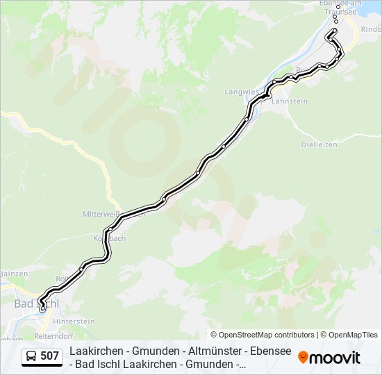 507 Route: Schedules, Stops & Maps - Laakirchen Schulen (Updated)