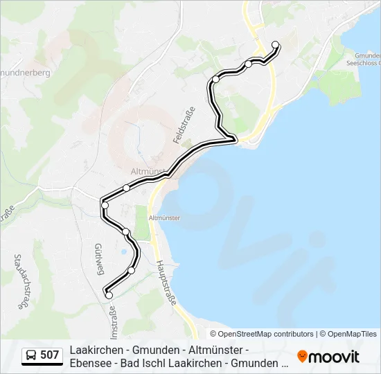 507 Bus Line Map