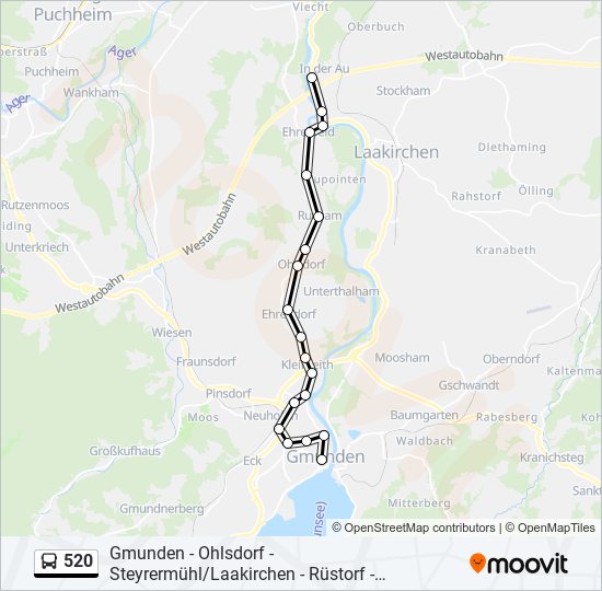 520 Route Schedules Stops Maps Steyrerm hl Linsinger Updated 