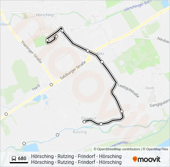 680 Bus Line Map