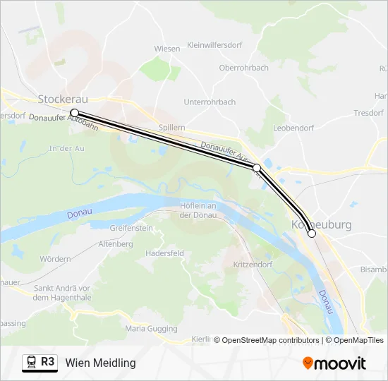 R23 Train R3 Route: Schedules, Stops & Maps - Wien Meidling (Updated)