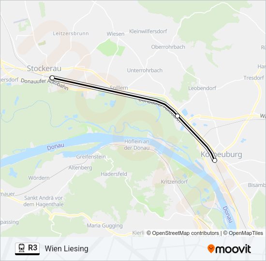R3 Train Line Map