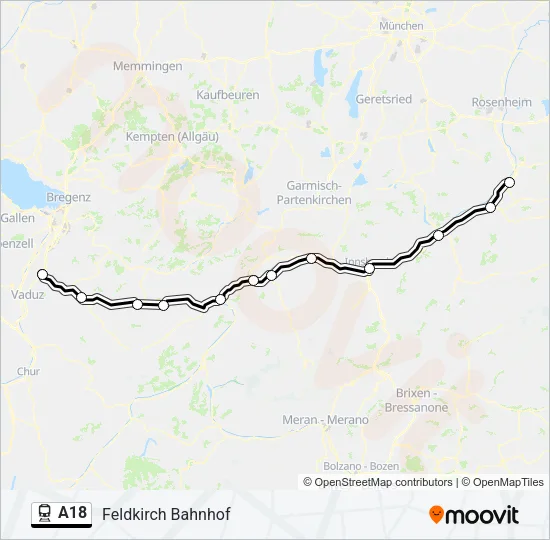 A18  Line Map