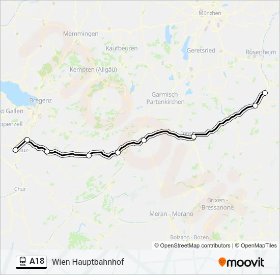 A18  Line Map