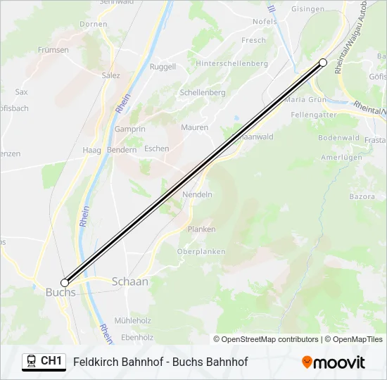 CH1  Line Map