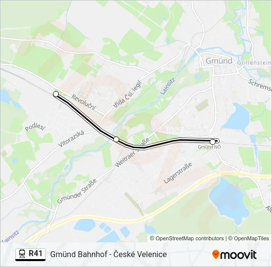 R41 Train Line Map