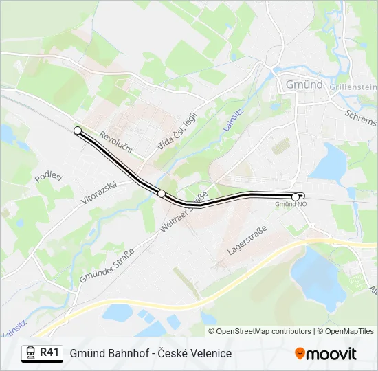 R41 Train Line Map