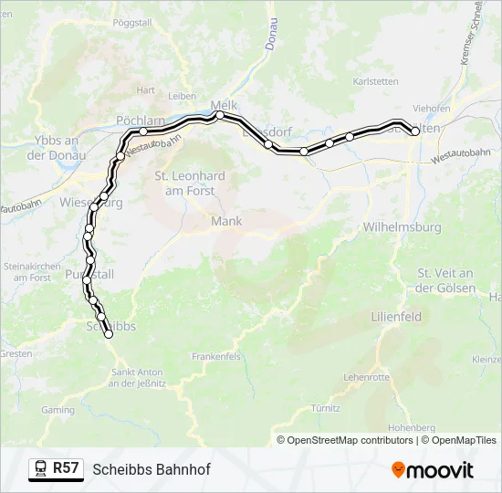 R57  Line Map