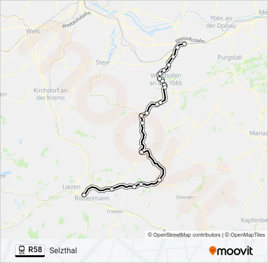 R58  Line Map