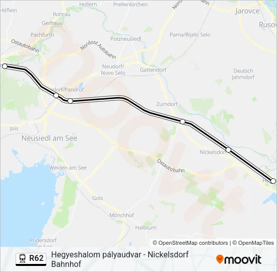 R62  Line Map