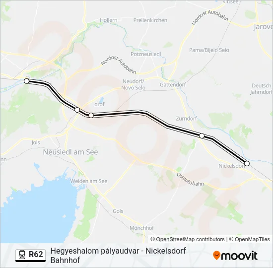 R62  Line Map