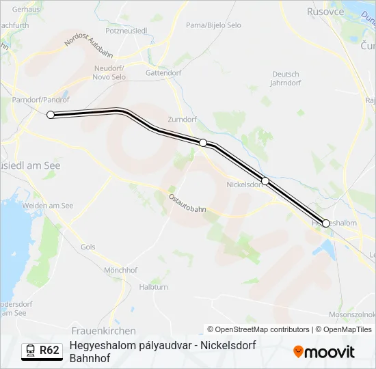 R62  Line Map