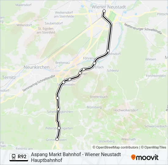 R92  Line Map