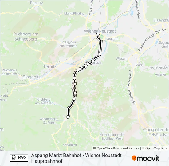 R92  Line Map