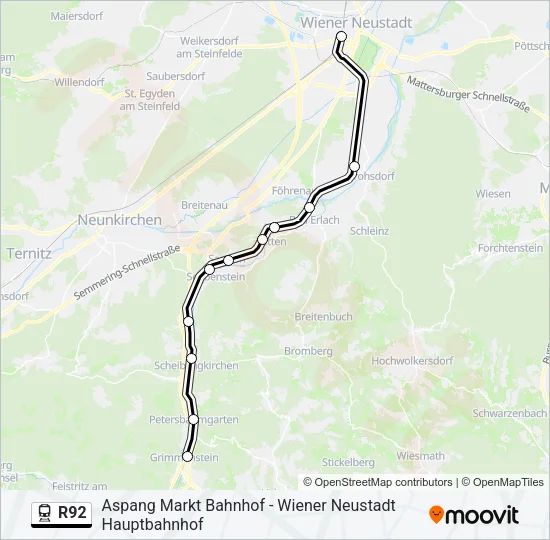 R92  Line Map