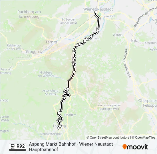 R92  Line Map