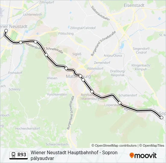 R93  Line Map
