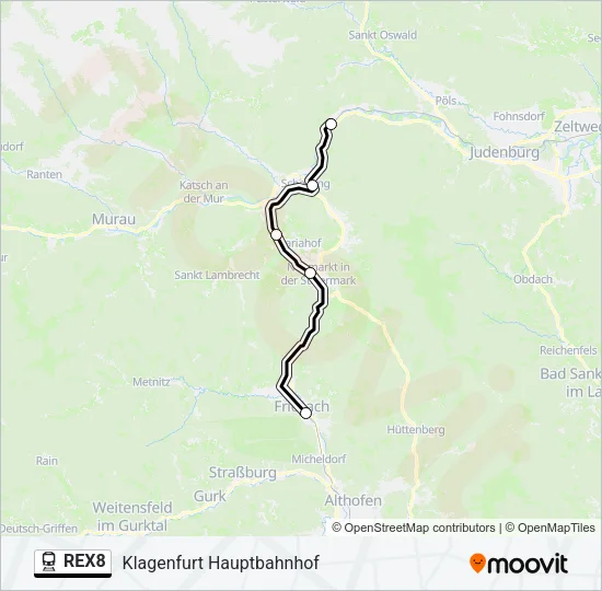 REX8  Line Map