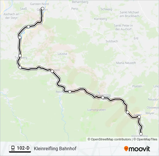 102-D  Line Map