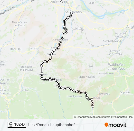102-D  Line Map