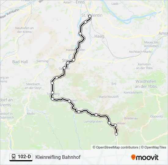 102-D  Line Map