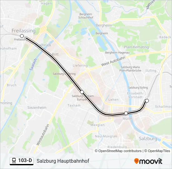 103-D  Line Map