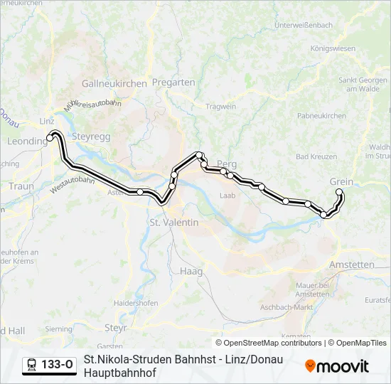 133-O  Line Map