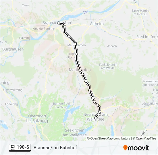 190-S  Line Map