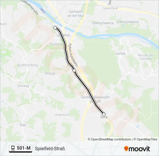 501-M  Line Map