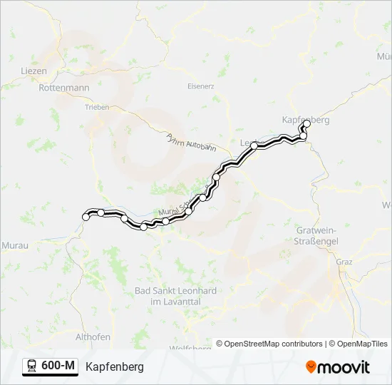 600-M  Line Map