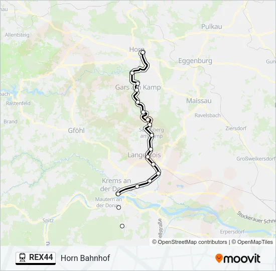 REX44  Line Map