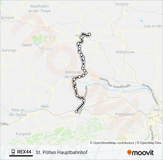 REX44  Line Map