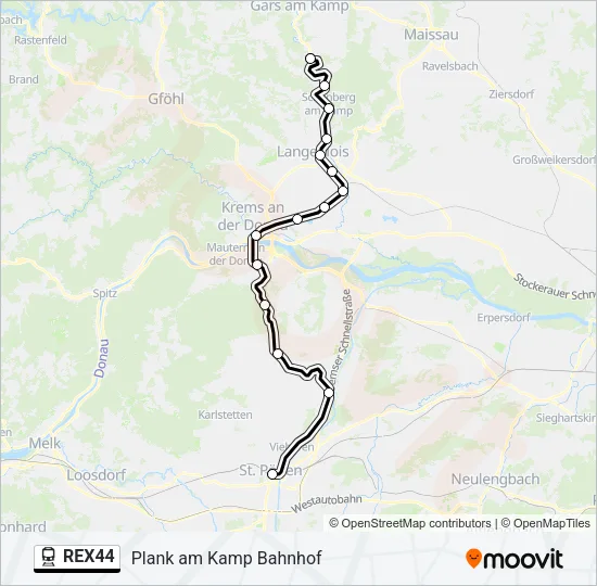 REX44  Line Map