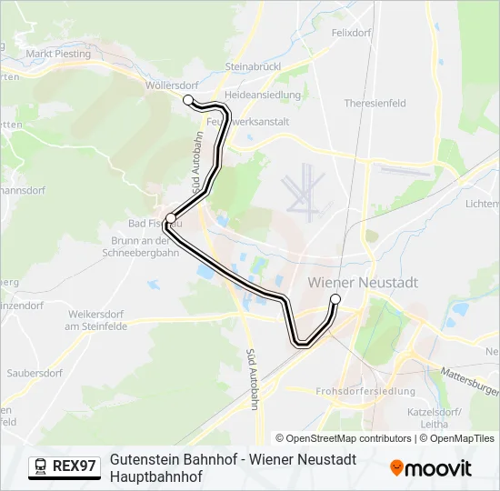 REX97  Line Map
