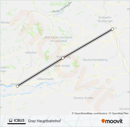 ICBUS  Line Map