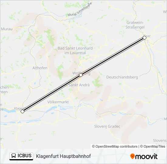 ICBUS  Line Map