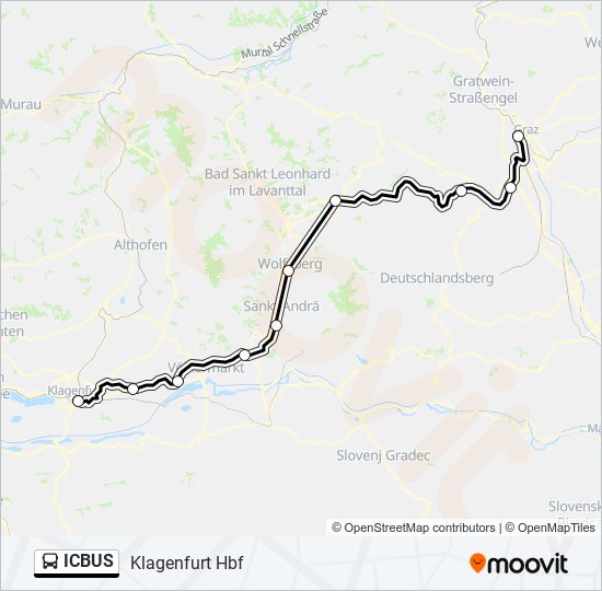 ICBUS  Line Map