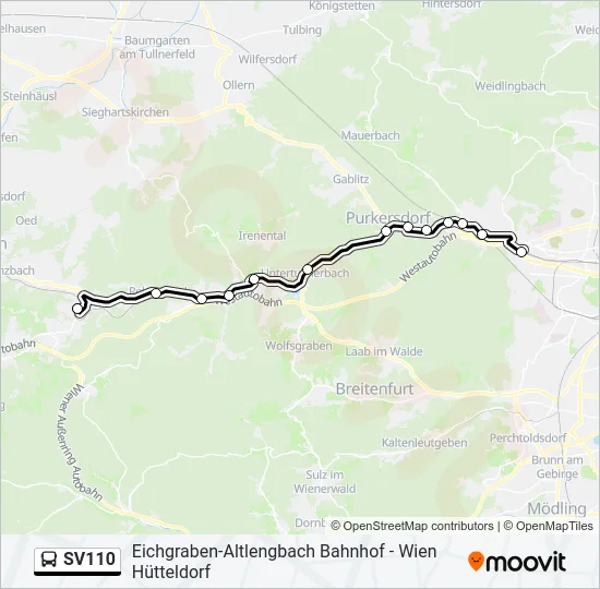 SV110  Line Map