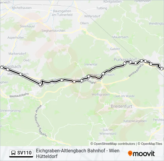 SV110  Line Map