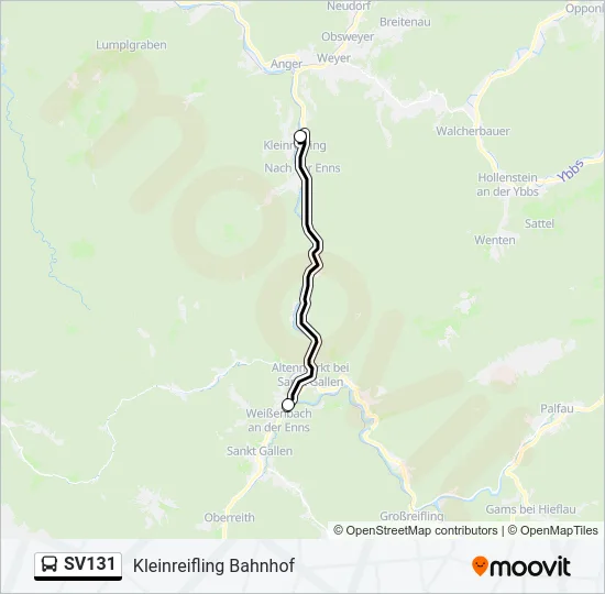 SV131  Line Map