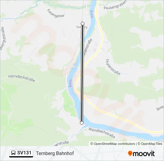 SV131  Line Map