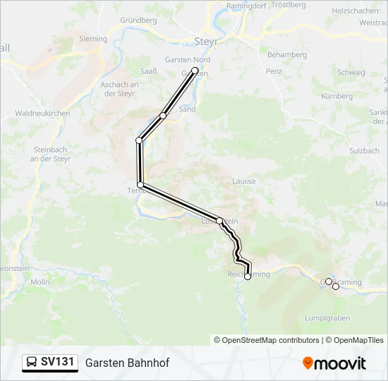 SV131  Line Map