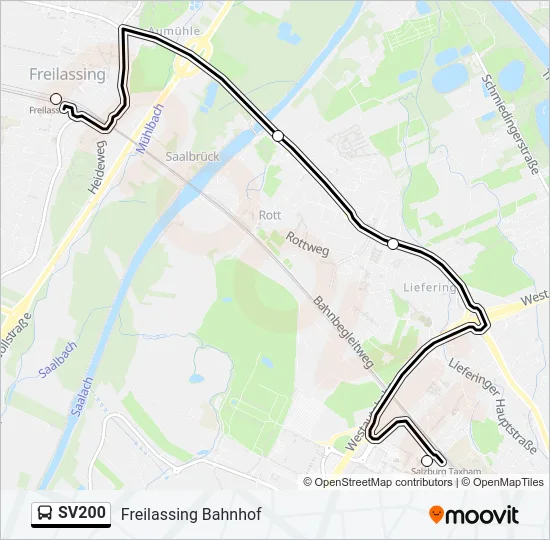 SV200  Line Map