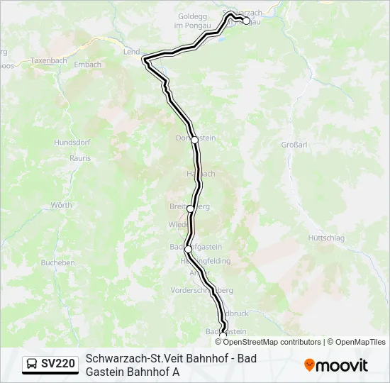 SV220  Line Map