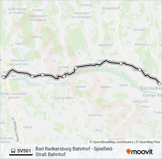 SV501  Line Map