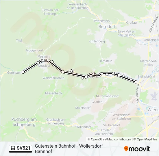 SV521  Line Map